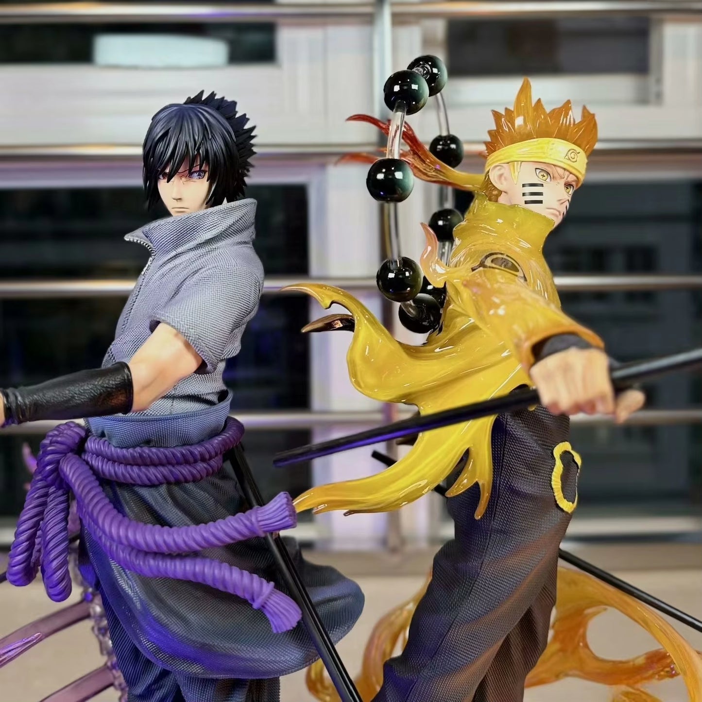 Naruto Shippuden Figurine Naruto Uzumaki Uchiha Sasuke Japanese Anime PVC Action Figure Toy Statue Collection Model Doll