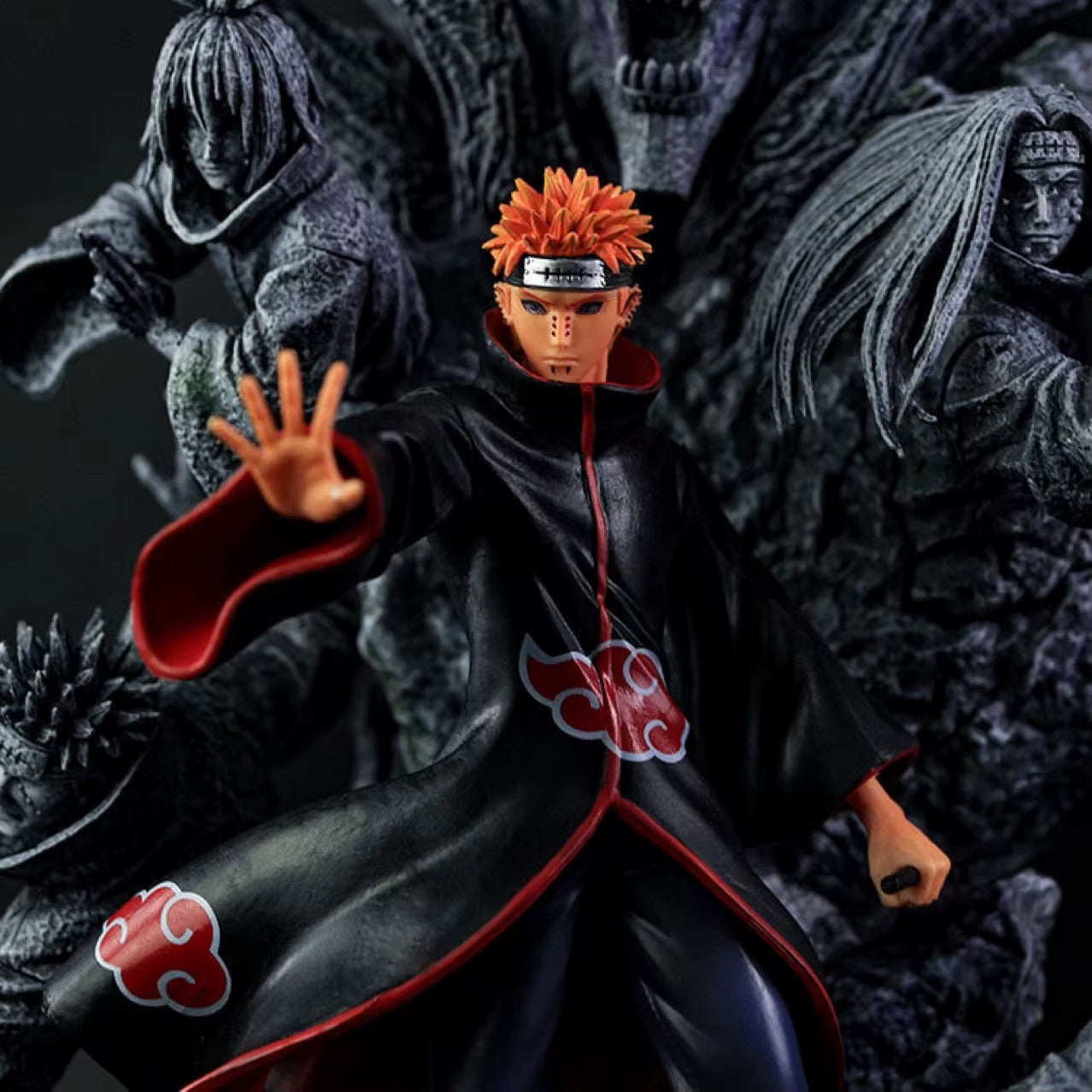 Naruto Anime Figure Pvc Six Realms Payne Akatsuki Gk Statue Figurine Model Doll Ornament Collection Room Decora Christmas Gifts