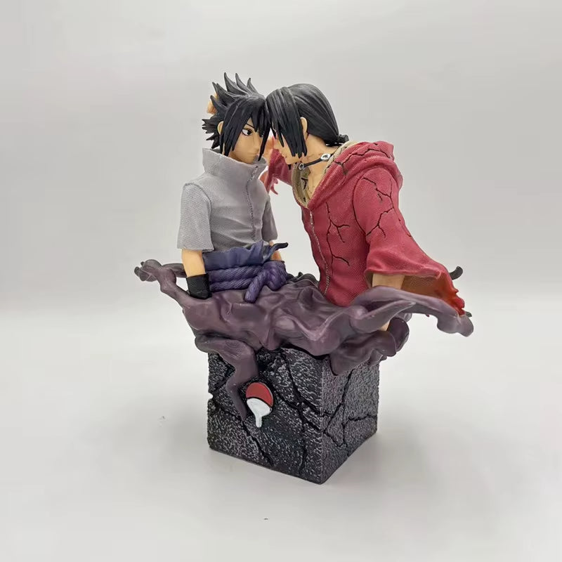 Naruto Uchiha Sasuke Itachi GK PVC Action Figures Anime Figure Brother Reconciliation Figurine Collectible Model Toys Doll Gift