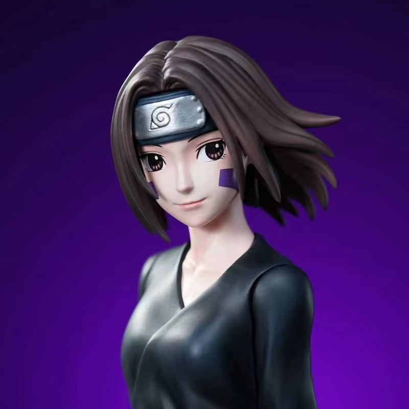 24CM Naruto Anime Figure Nohara Rin Standing Statue Action Figurine PVC Model Collection Dolls Decoration Toys Boys Gift