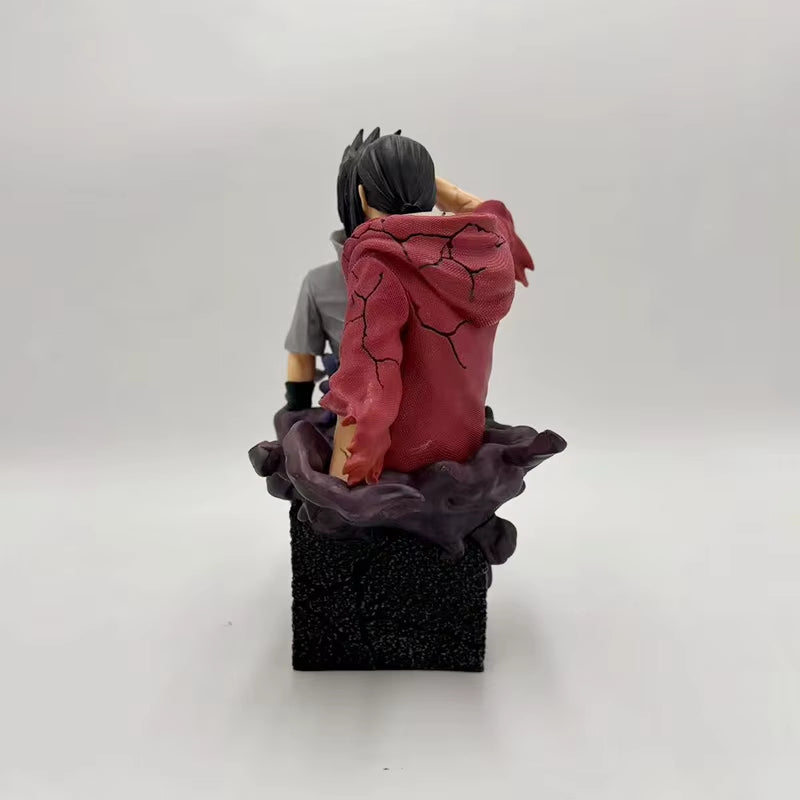 Naruto Uchiha Sasuke Itachi GK PVC Action Figures Anime Figure Brother Reconciliation Figurine Collectible Model Toys Doll Gift