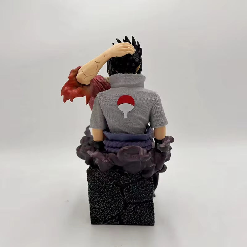 Naruto Uchiha Sasuke Itachi GK PVC Action Figures Anime Figure Brother Reconciliation Figurine Collectible Model Toys Doll Gift
